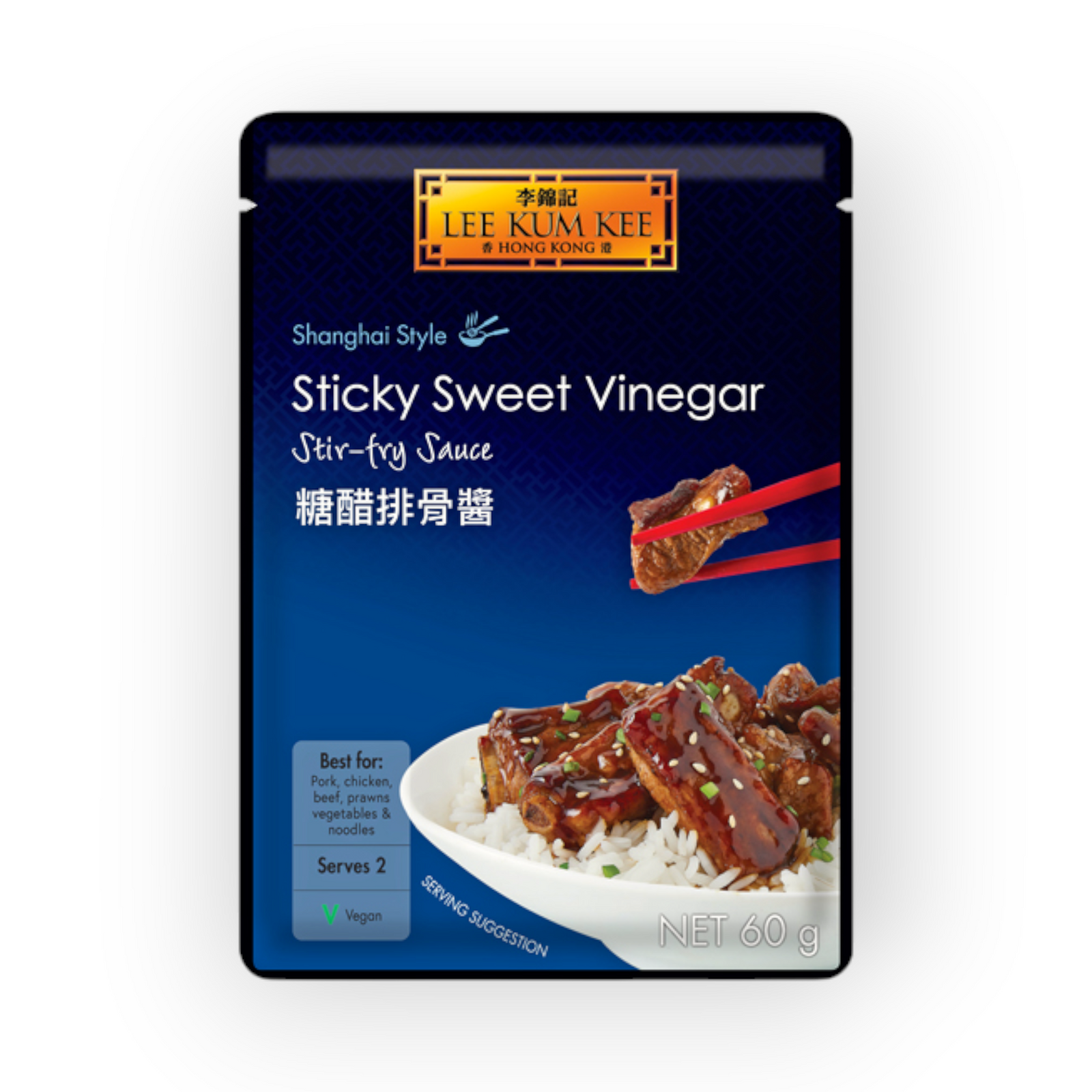 Lee Kum Kee SP Sweet & Sour Spare Ribs zakje 80gr