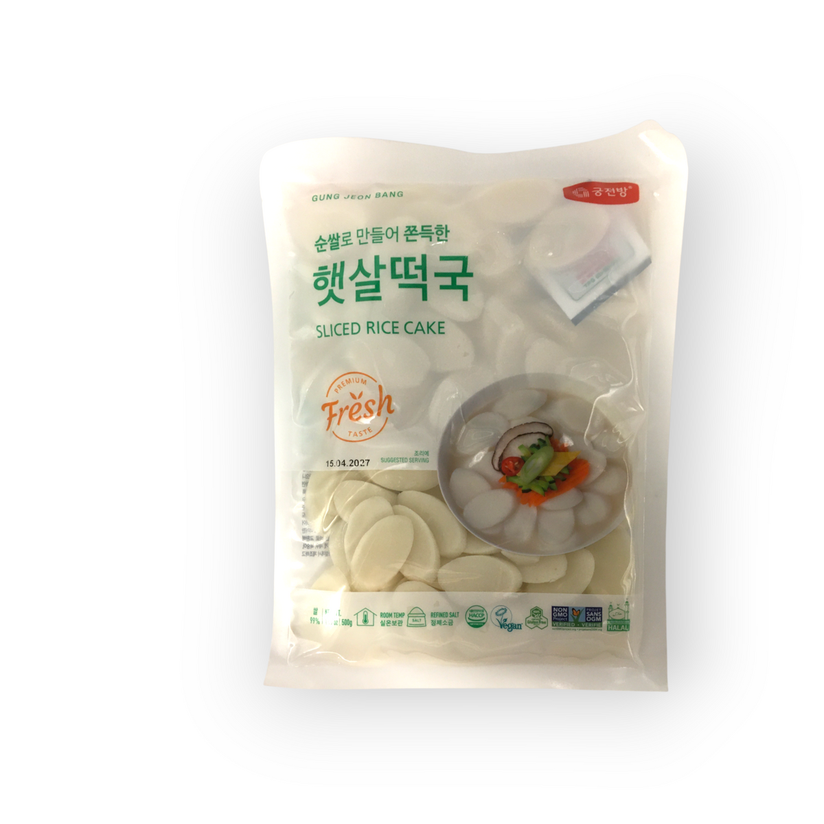 Gung Jeon Bang Rice Cake Sliced 500gr