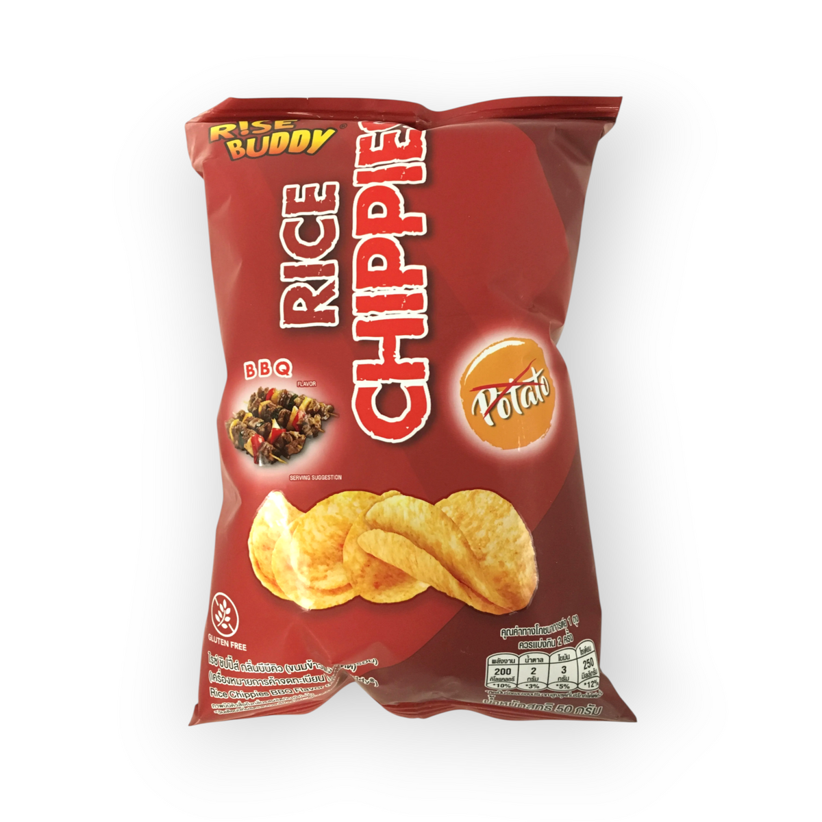 Rice Chips BBQ Flav. 50gr