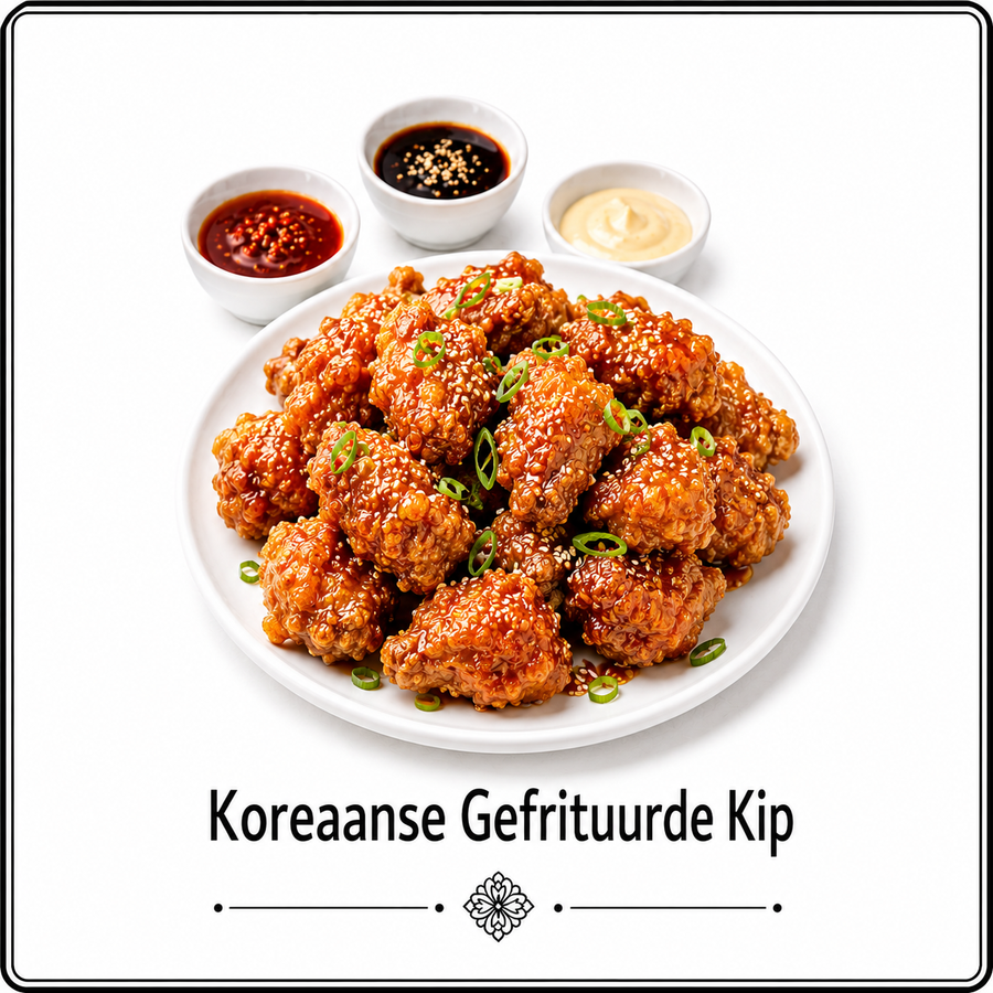 Koreaanse Gefrituurde Kip