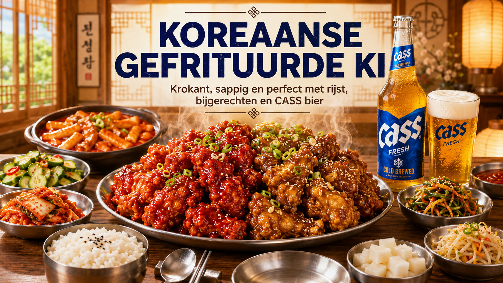 Koreaanse Gefrituurde Kip