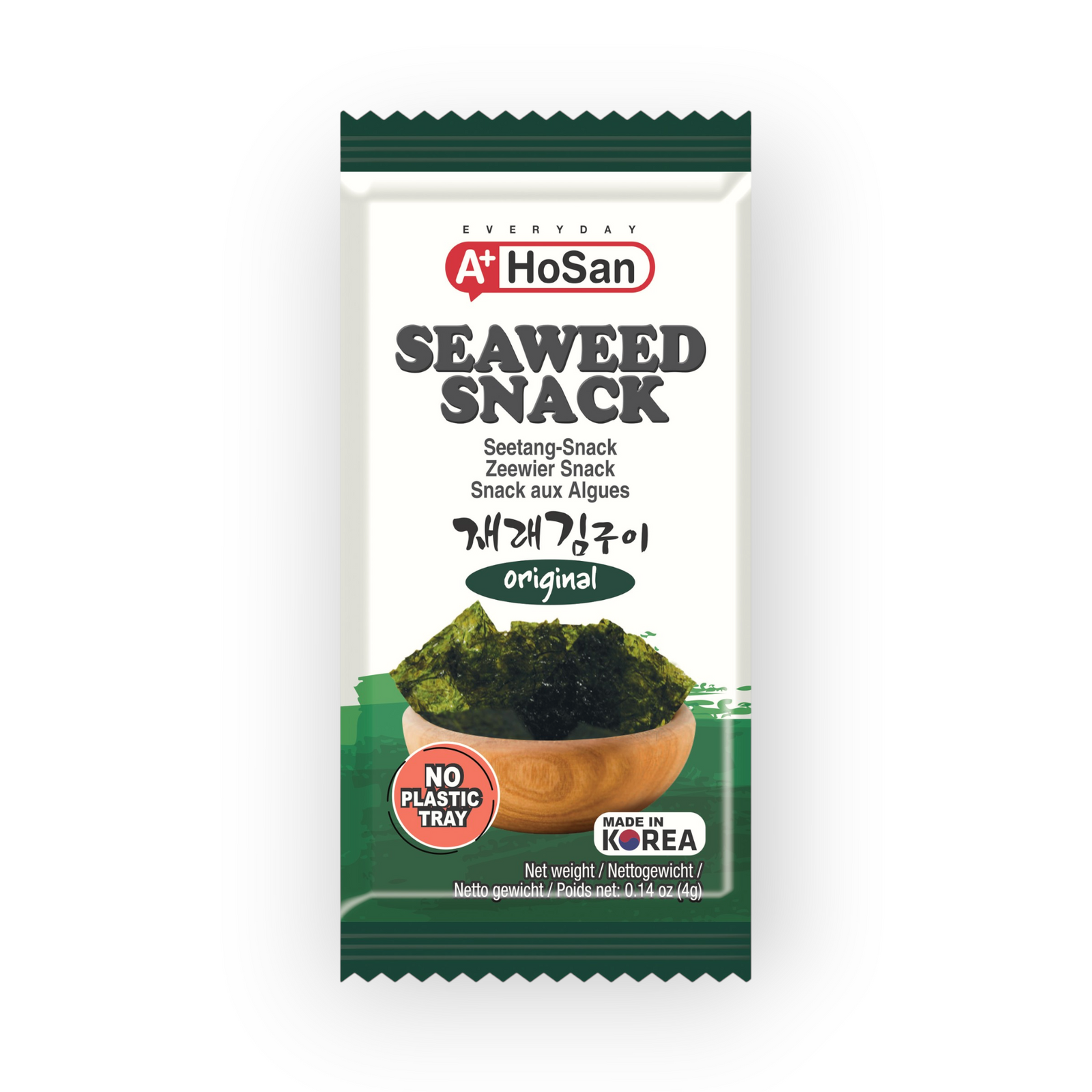 A+ Zeewier snack geroosterd gekruid 4gr