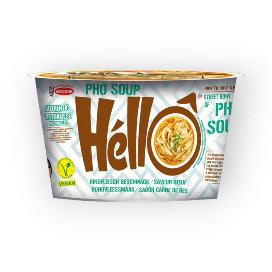 Hello Pho Inst. Noodles Beef Soup 70gr