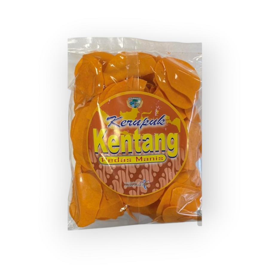 Amboina Krupuk Kentang manis pedas Ong. 250gr