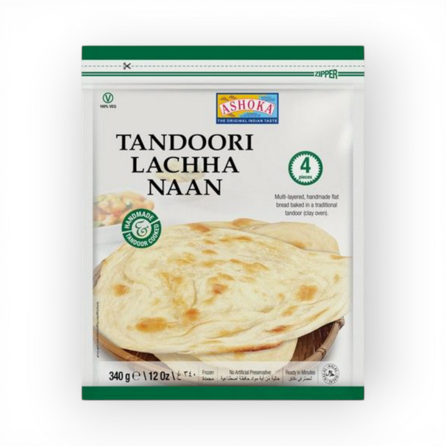 Ashoka DV Tandoori Naan Lachha 340gr