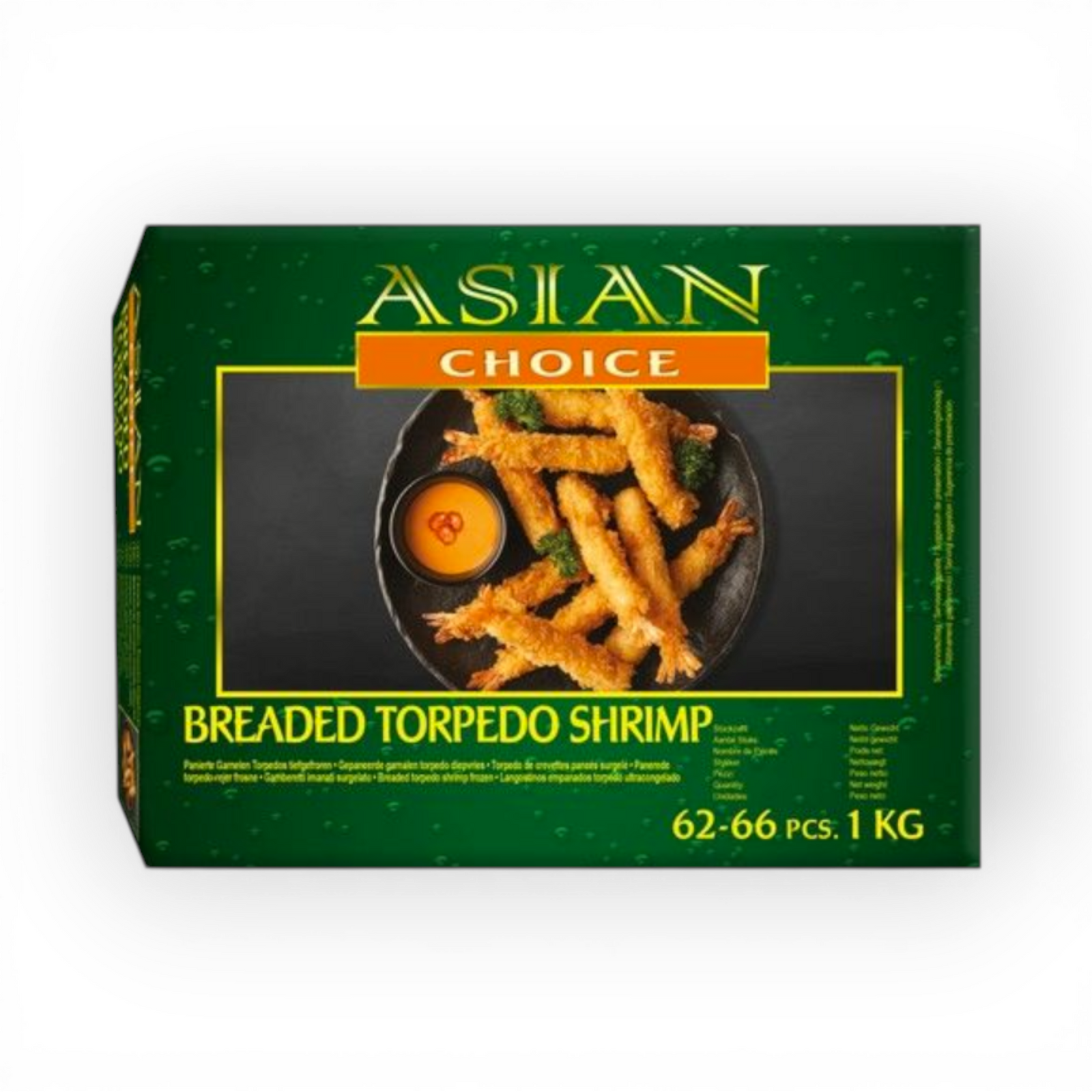 Asian Choice DV Torpedo Shrimp 60-66pcs