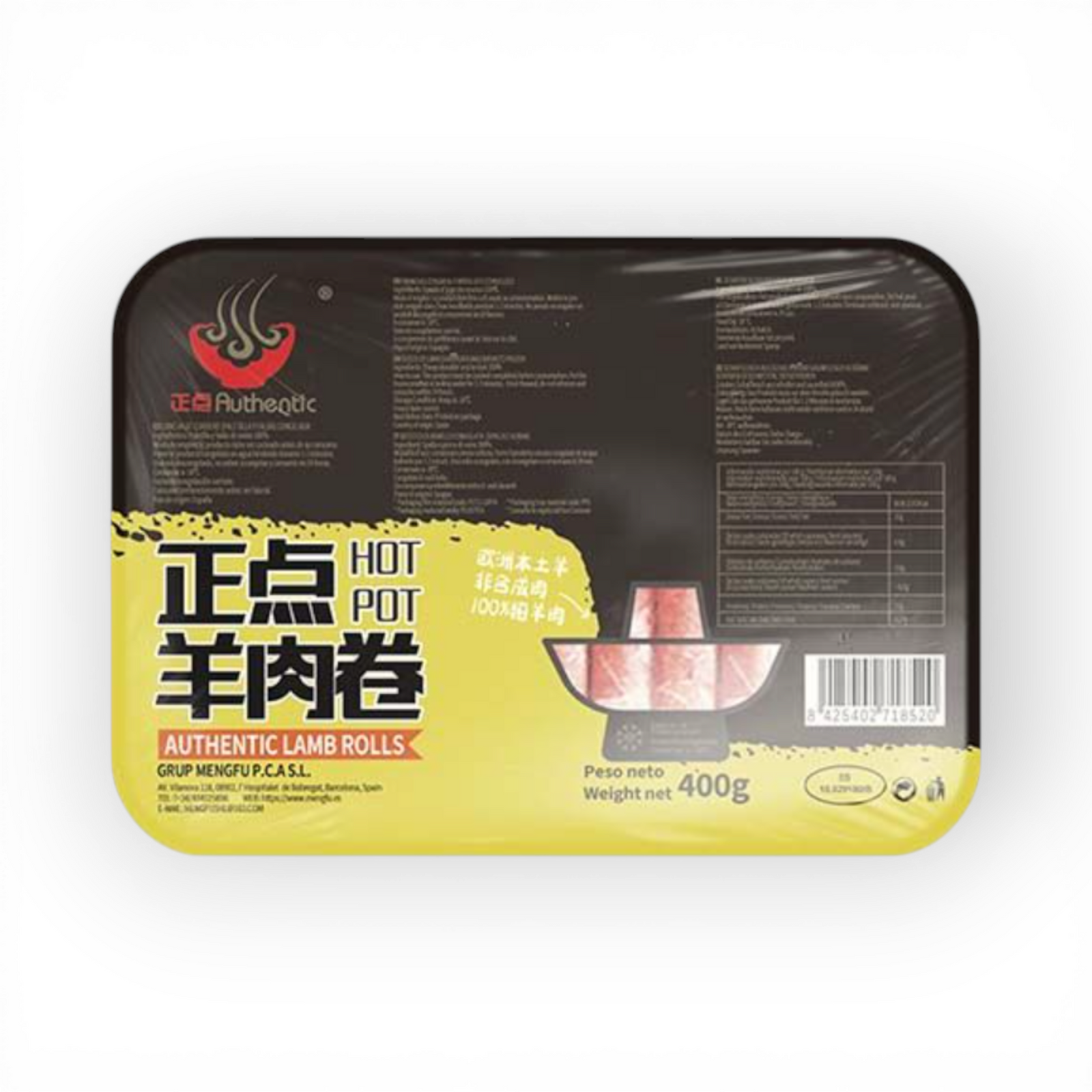 Authentic DV Lamb Slices 400gr