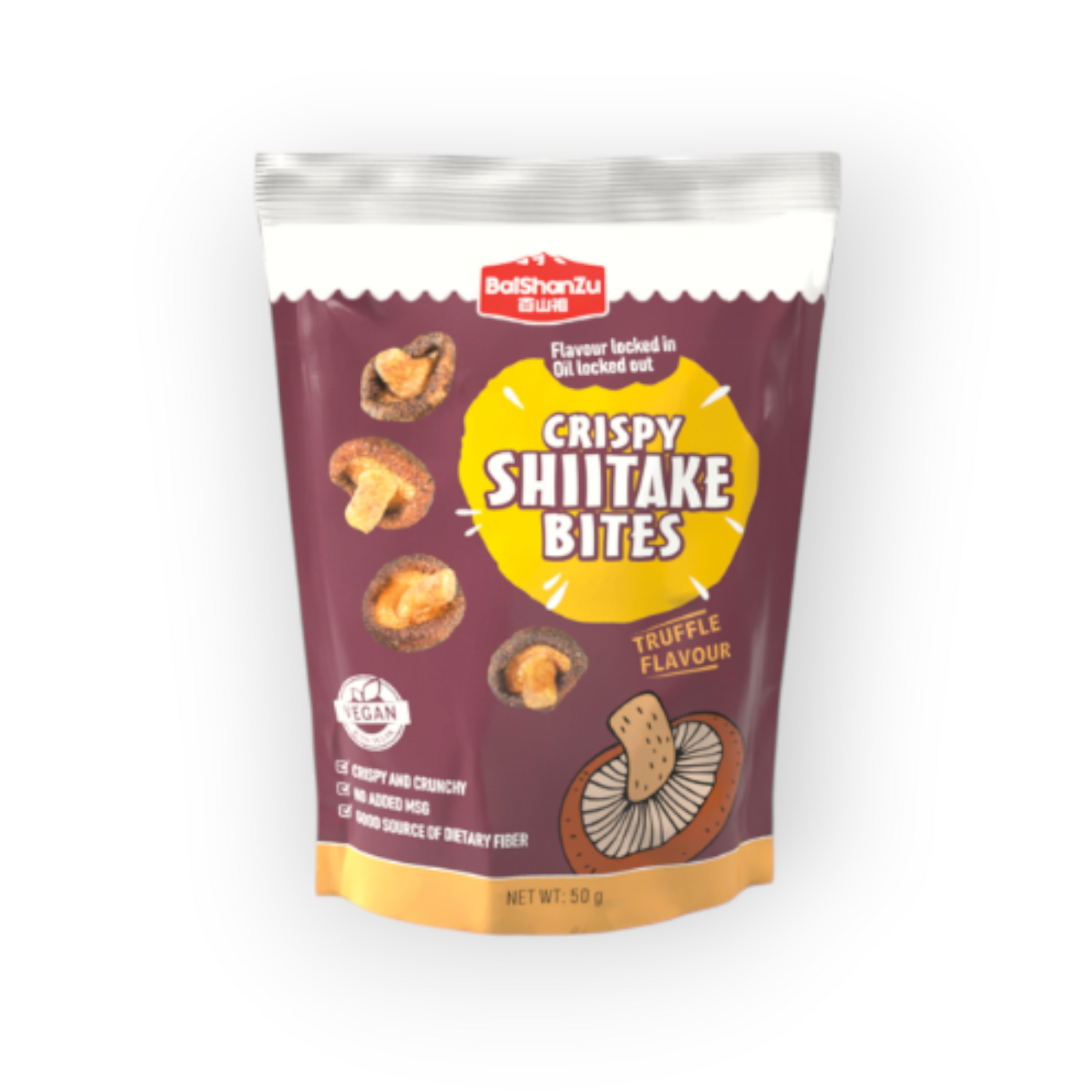 Bai Shan Zhou Crispy Shiitake Bites Truffle 50gr