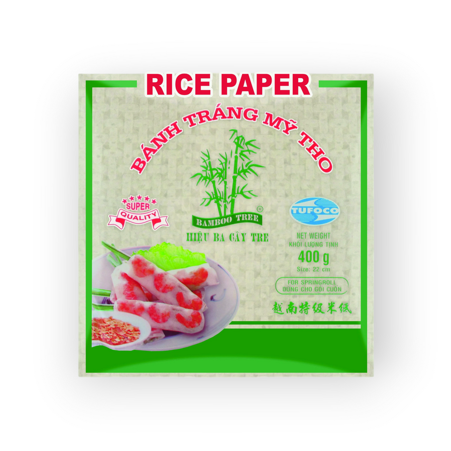 Rice Paper Vierkant 22cm 400gr