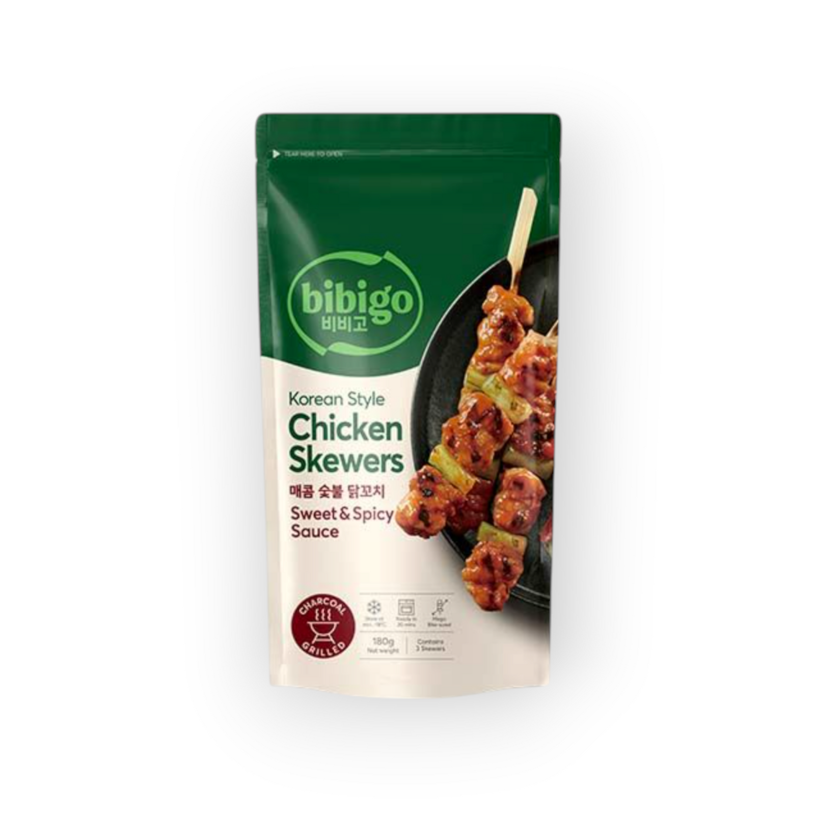 Bibigo DV Chicken Skewer Sweet Spicy 180gr