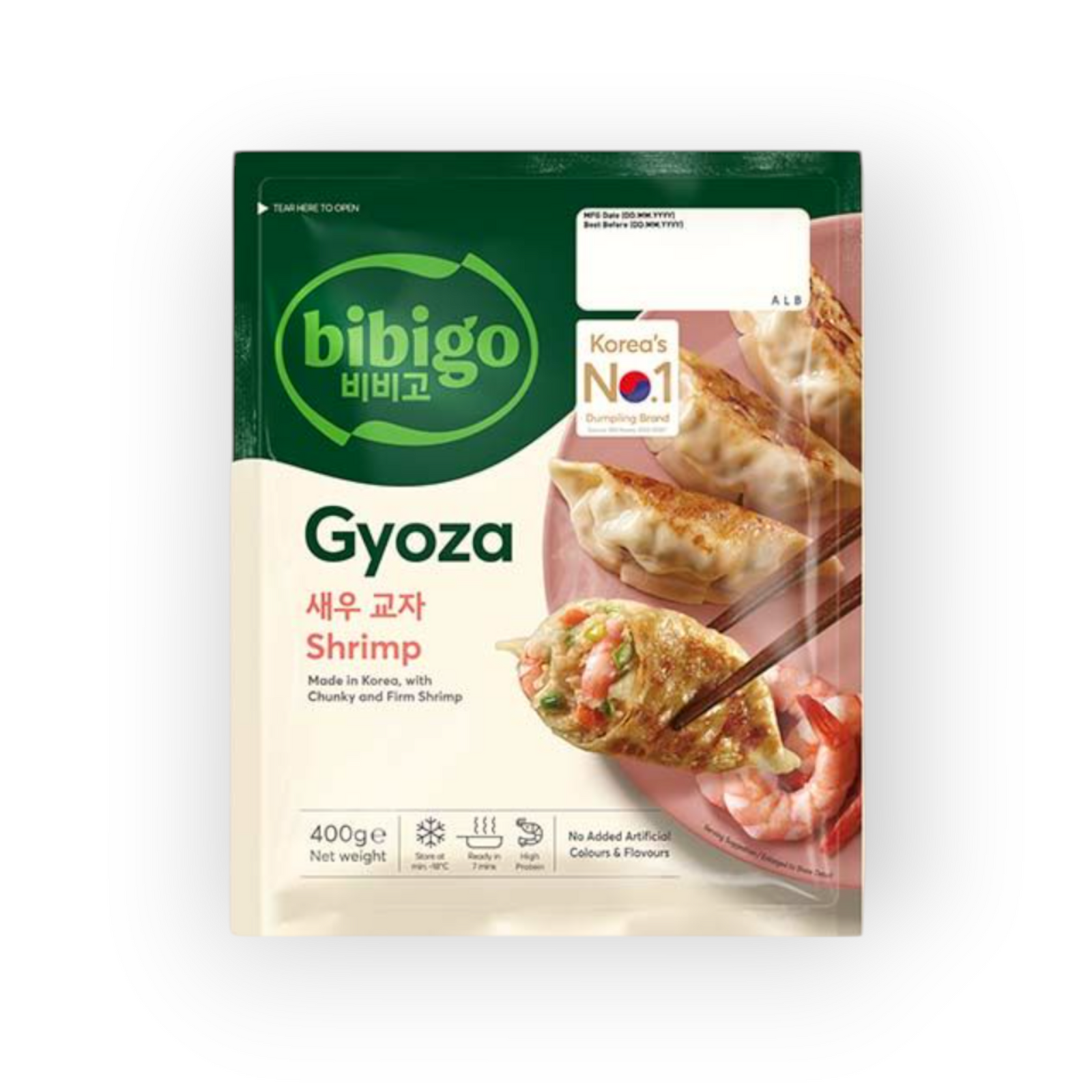 Bibigo DV Gyoza Shrimp & Vegetables 400gr