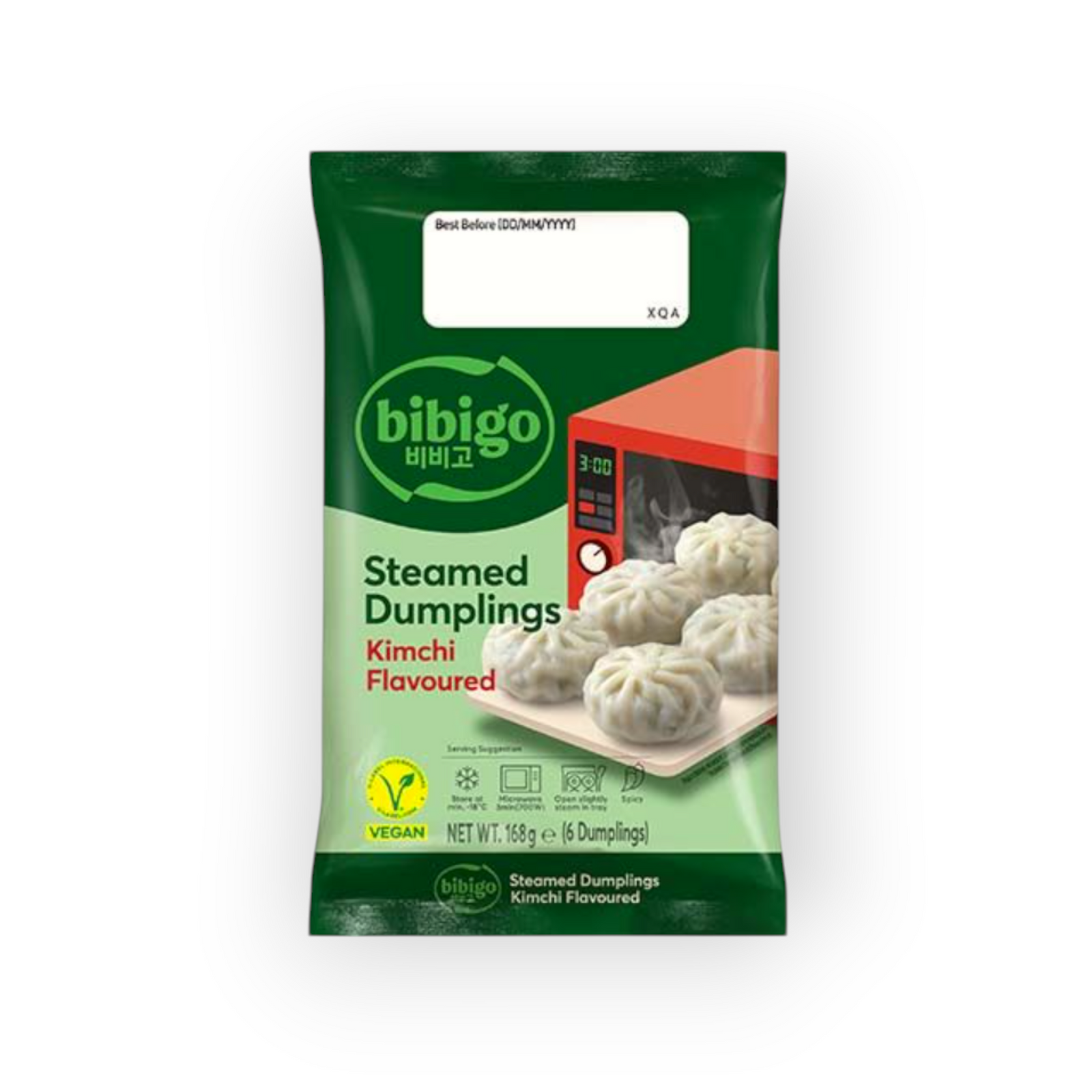 Bibigo DV Steamed Dumpling Kimchi 168gr