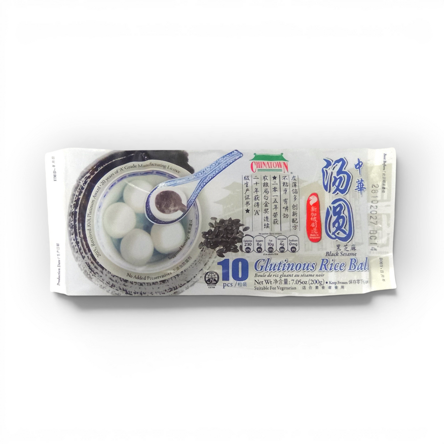 Chinatown Glutinous Rice Balls Black Sesame 200gr