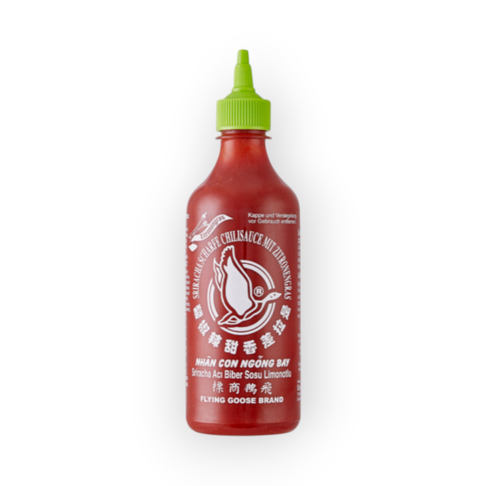 FLYING GOOSE Sriracha chilli Saus Citroengrass 455ml