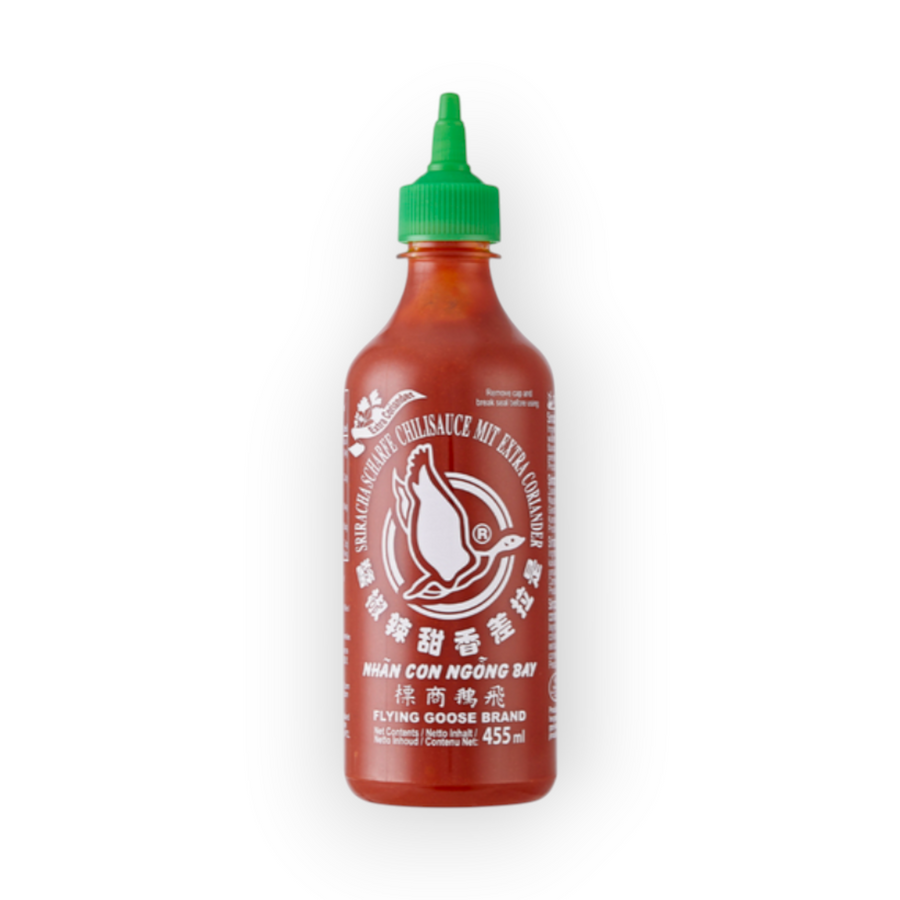 FLYING GOOSE Sriracha chilli Saus Coriander 455ml