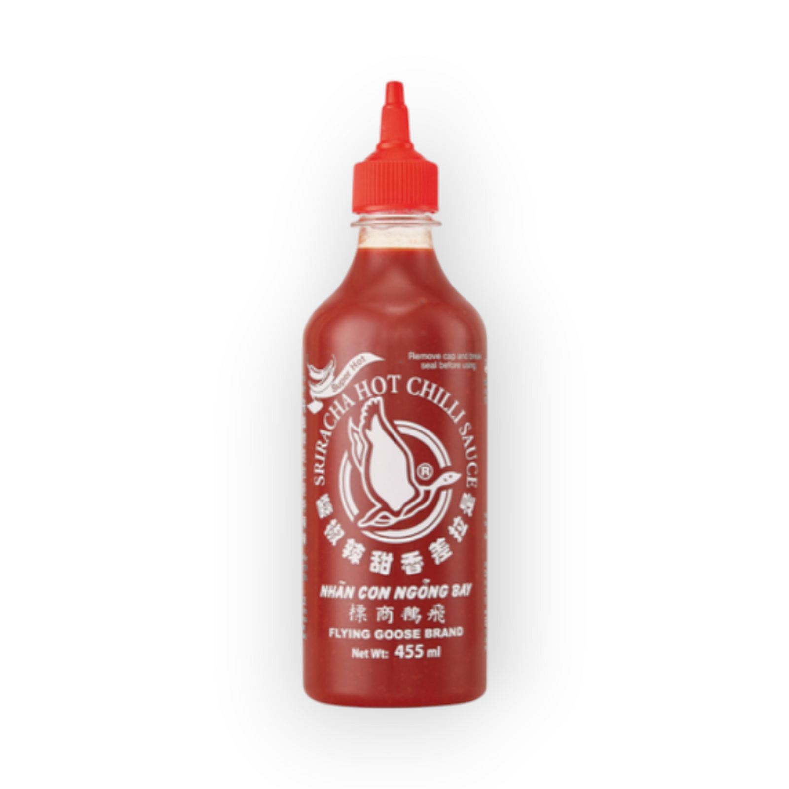 FLYING GOOSE Sriracha chilli Saus Extra Hot 455ml