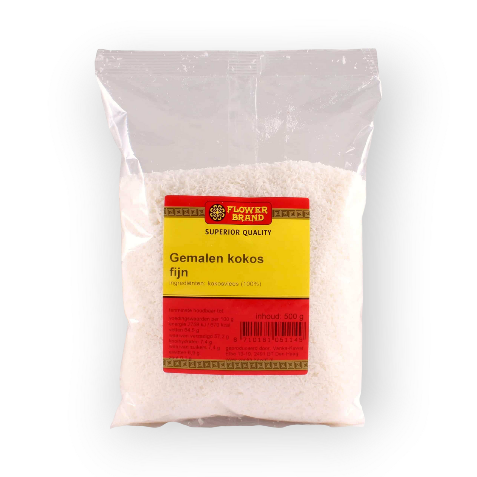 Klapper Kokos fijn 500gr
