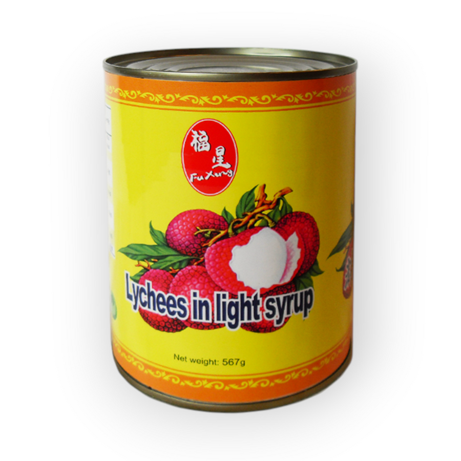 Fu Xing Lychees In blik 567gr