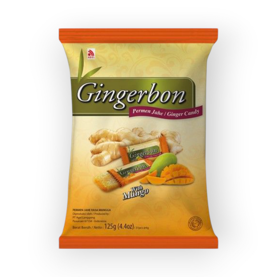 GINGERBON Ginger Bonbon Mango 125gr
