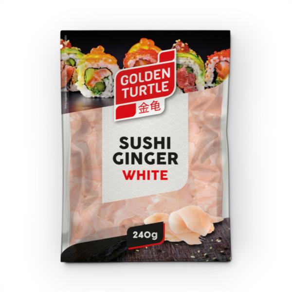 GOLDEN TURTLE Sushi Ginger White 240gr