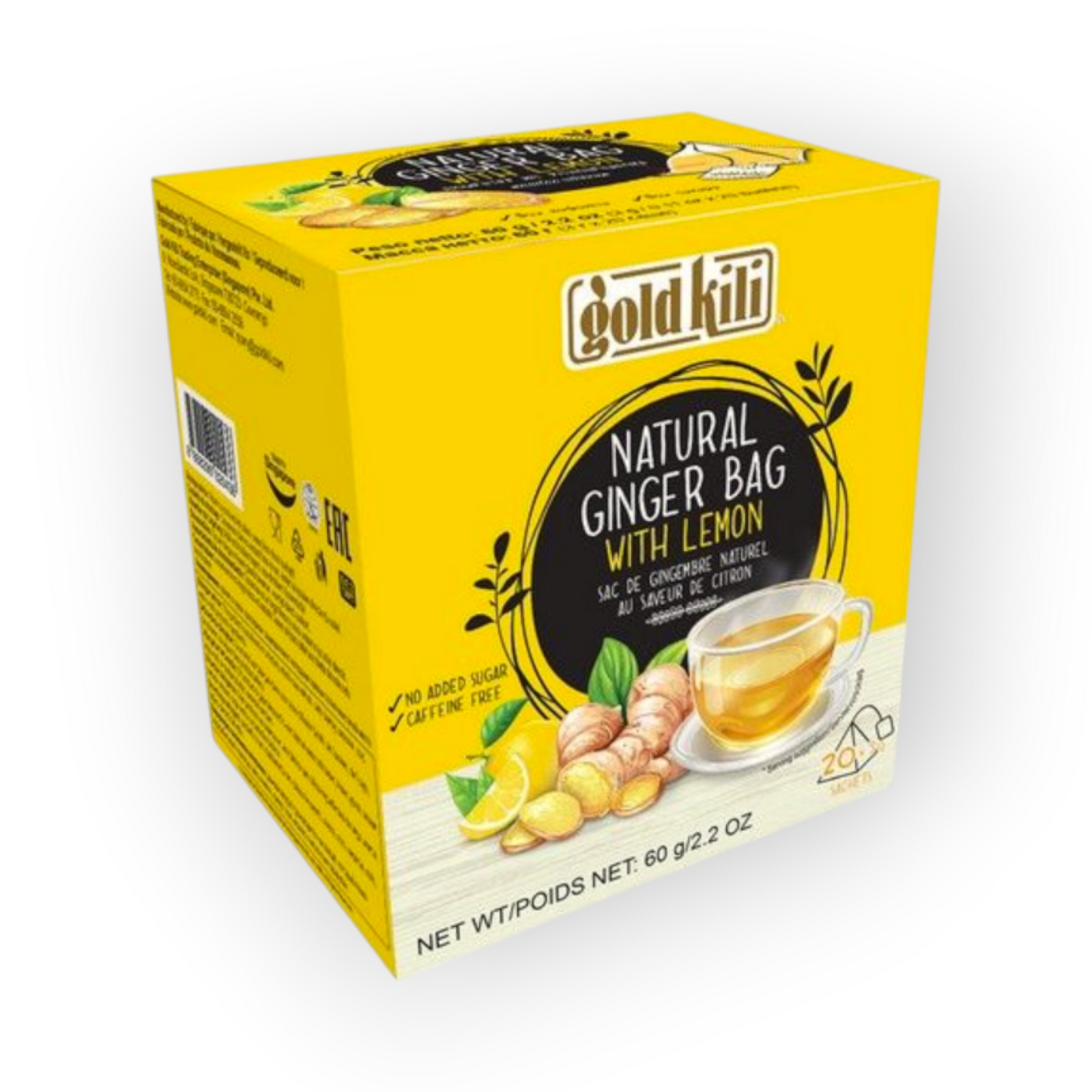 Natural Ginger Thee Lemon 60gr