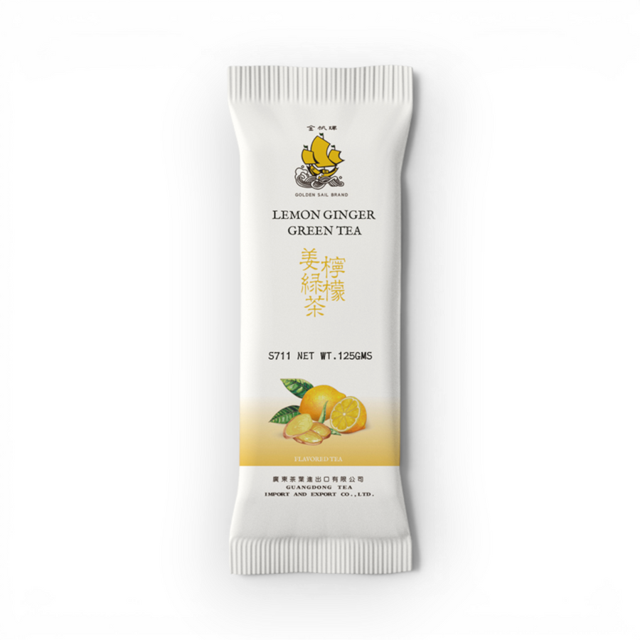 Golden Sail Lemon Ginger Green Tea 125gr