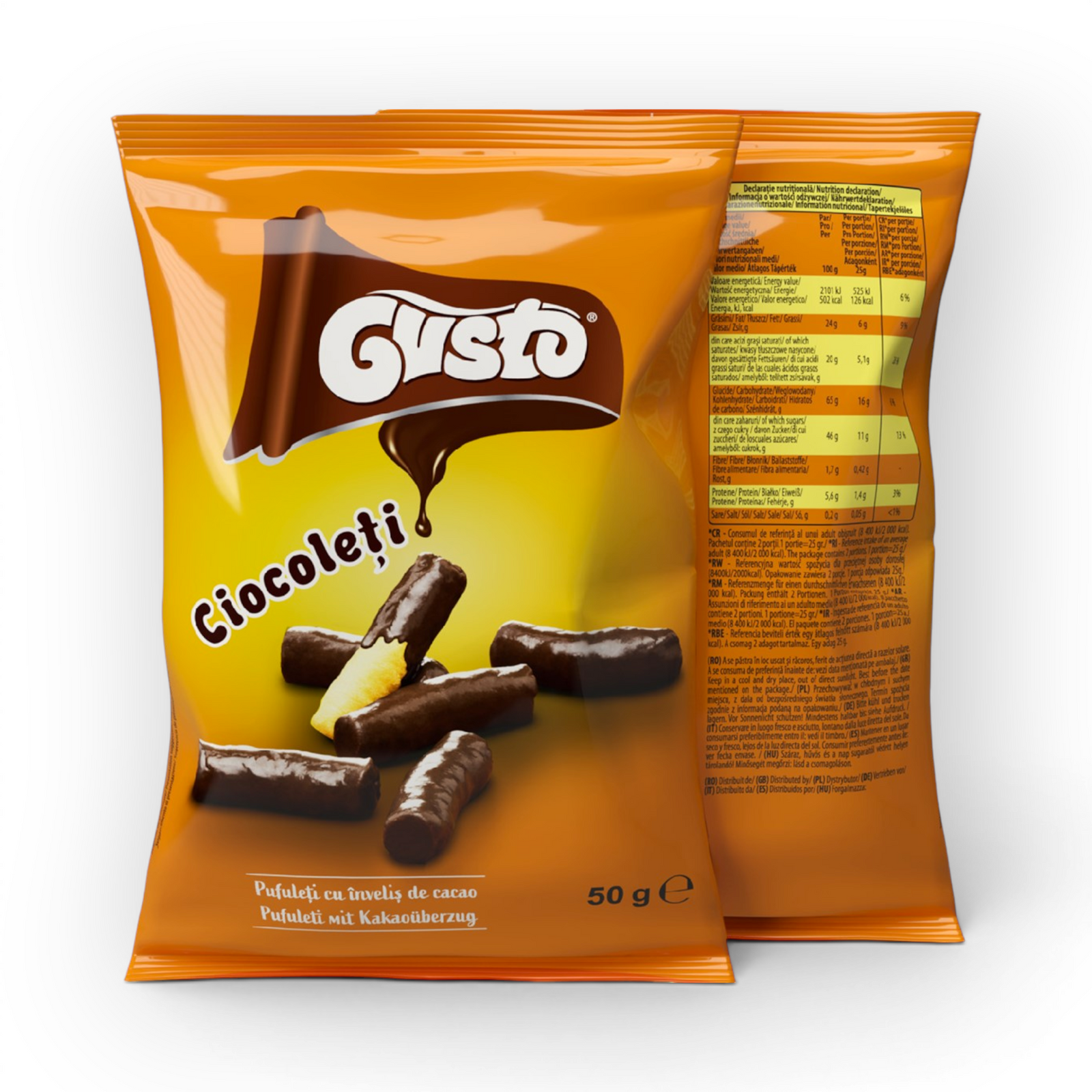 Gusto Cacao Puffs 50gr