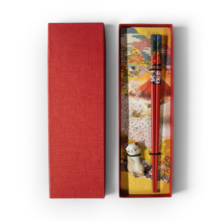 Heuschen Lucky Cat Chopstick set 1