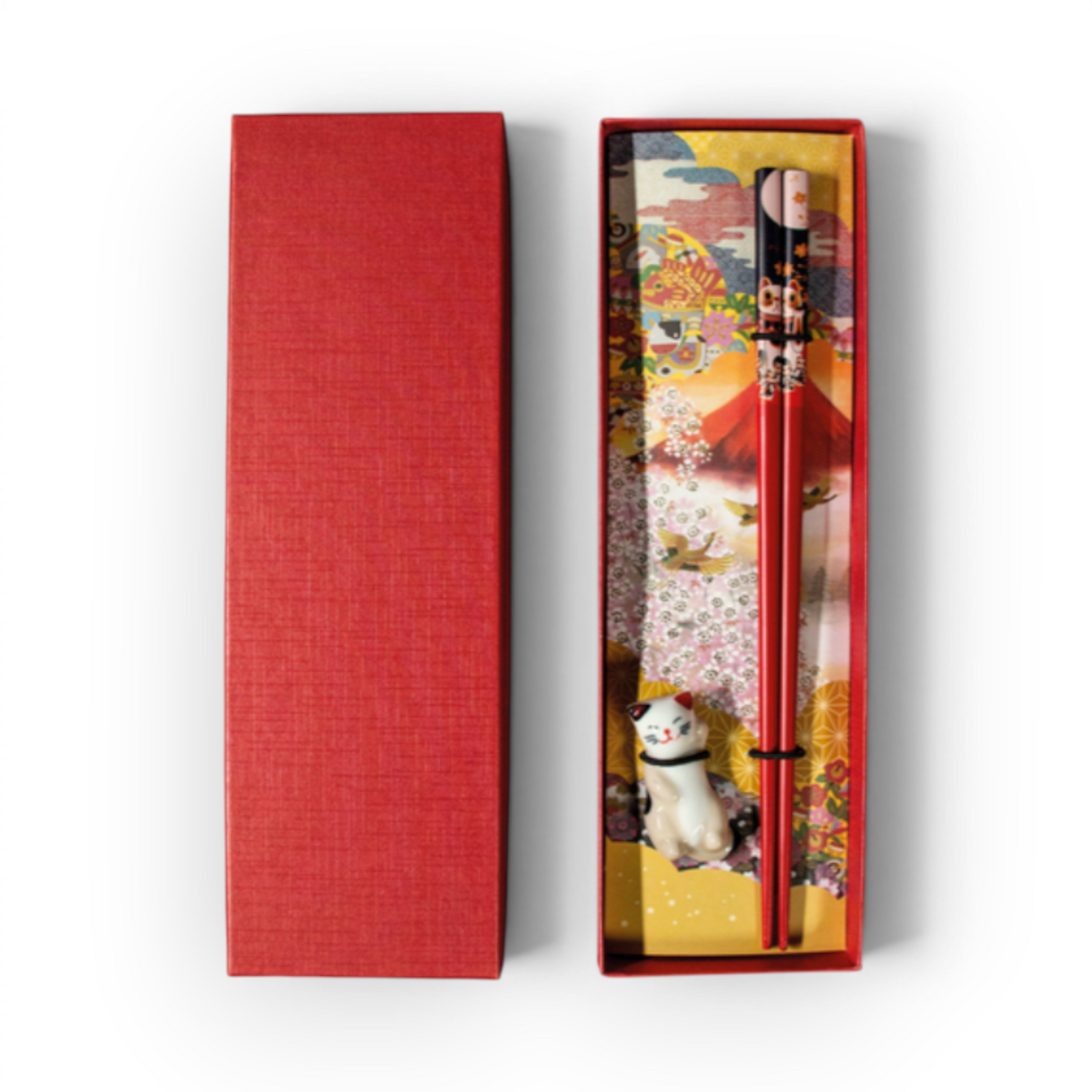 Heuschen Lucky Cat Chopstick set 3