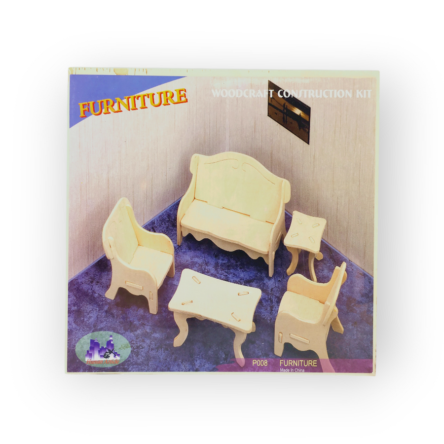 TG 3D Puzzel Woonkamer set