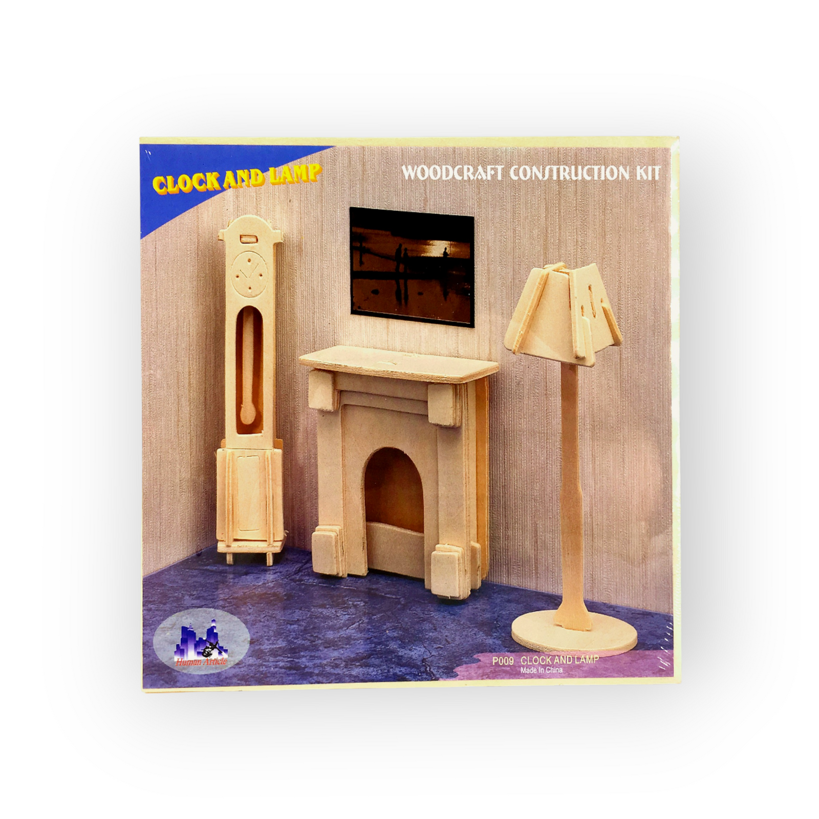 TG 3D Puzzel Lamp met Klok