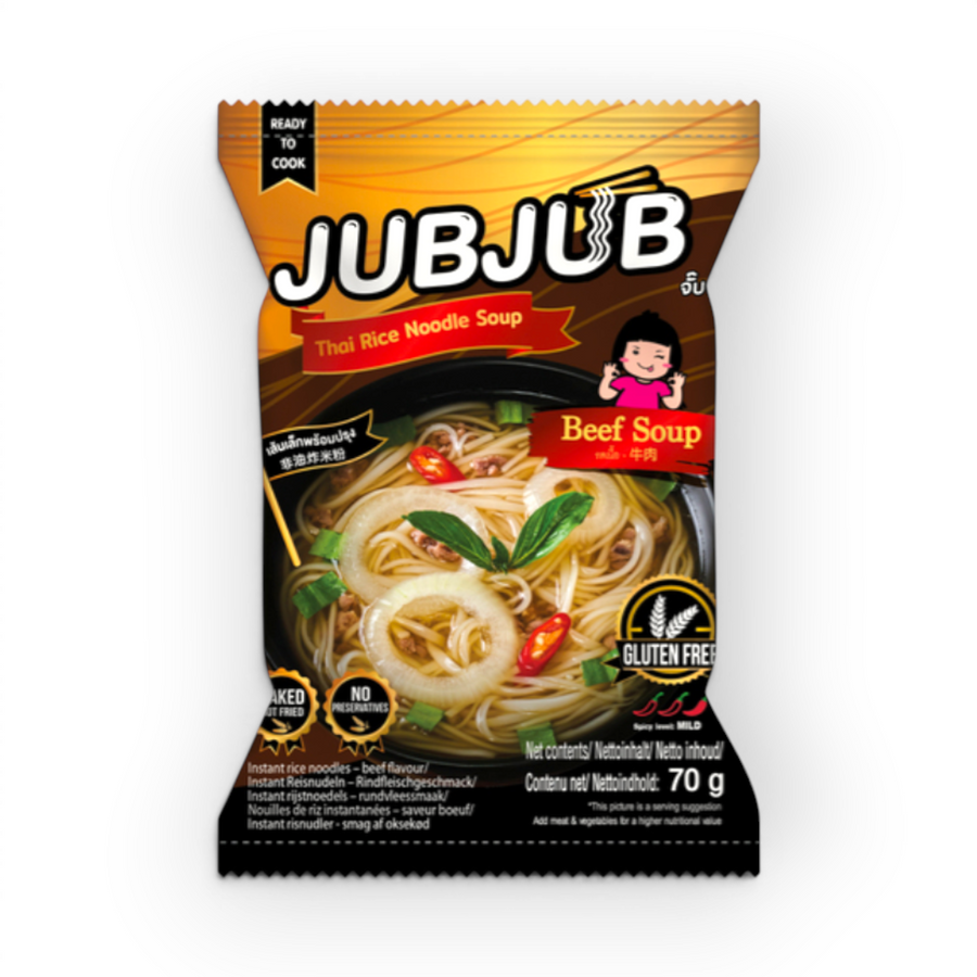 Jub Jub Inst. Rice Beef Noodles 70gr