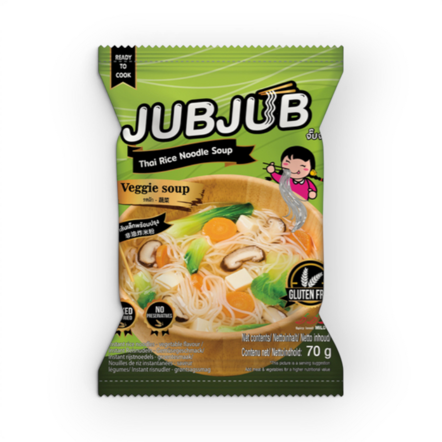 Jub Jub Inst. Rice Vegetable Noodles 70gr