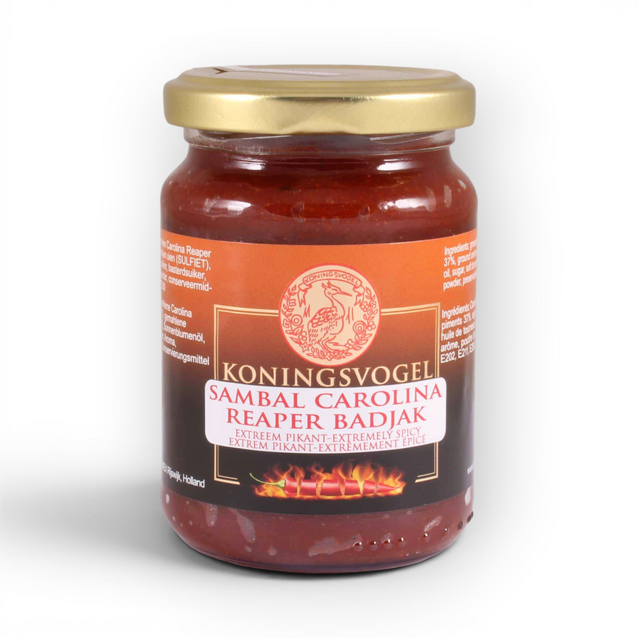 KONINGSVOGEL Sambal Badjak Carolina Reaper 200gr