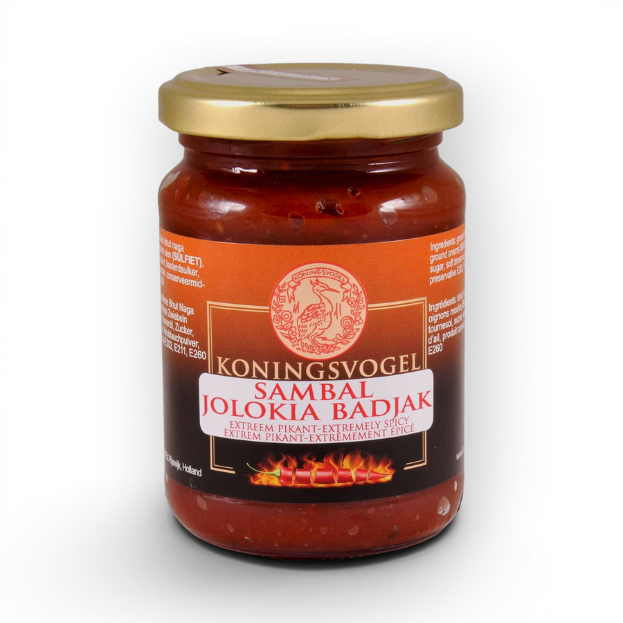 KONINGSVOGEL Sambal Badjak Jolokia 200gr