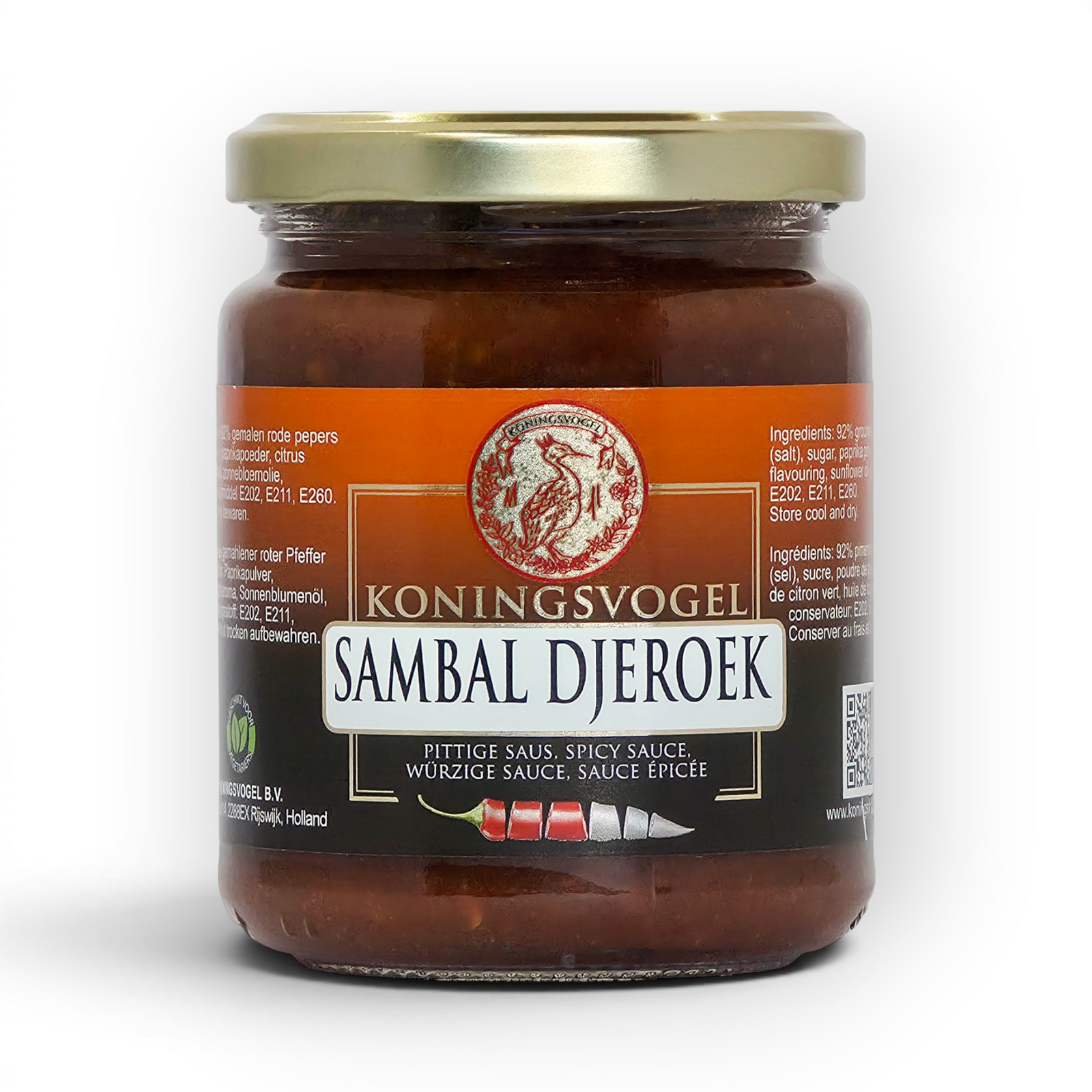 KONINGSVOGEL Sambal Djeroek 270 gram