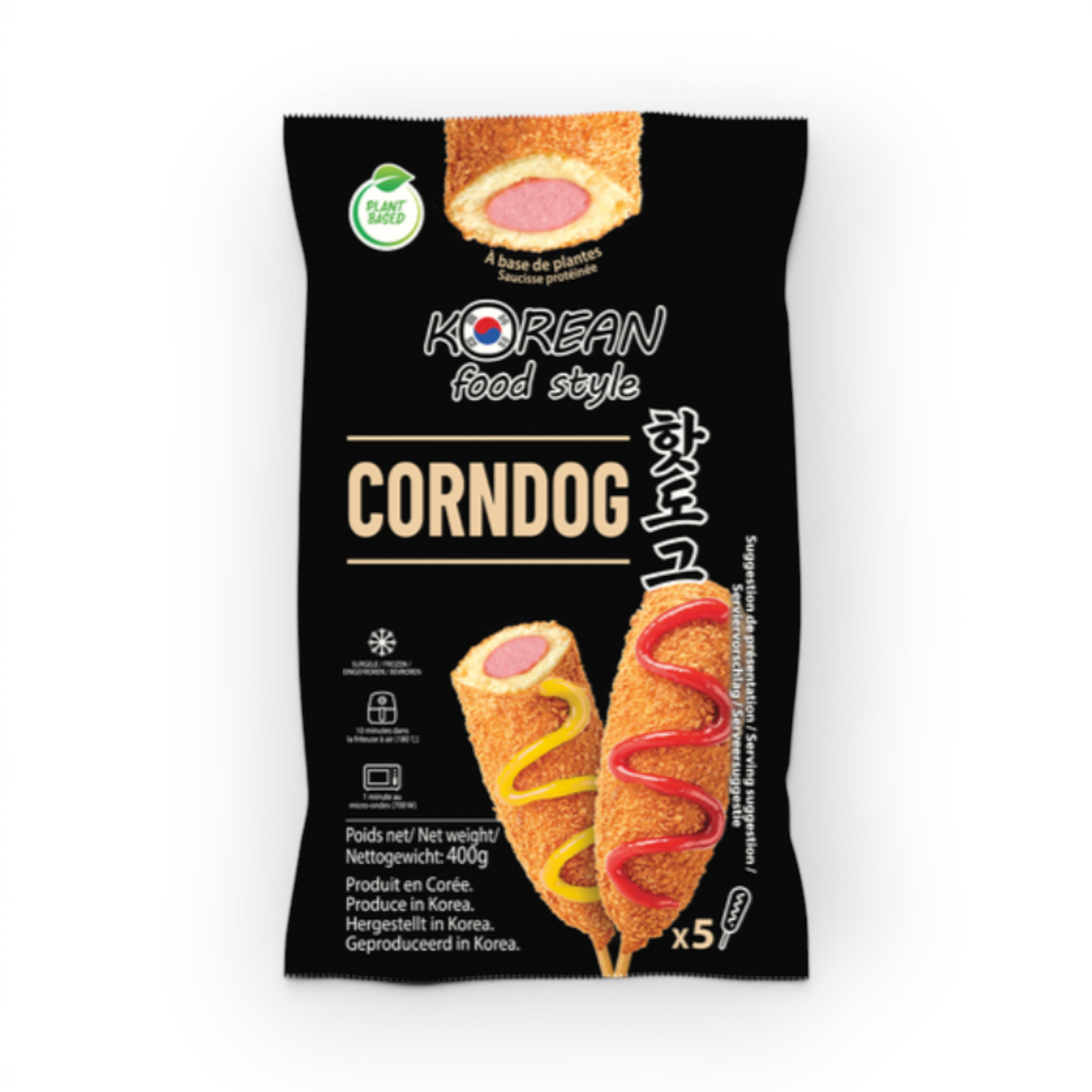 Korean Food Style Corndog Plantbase 400gr