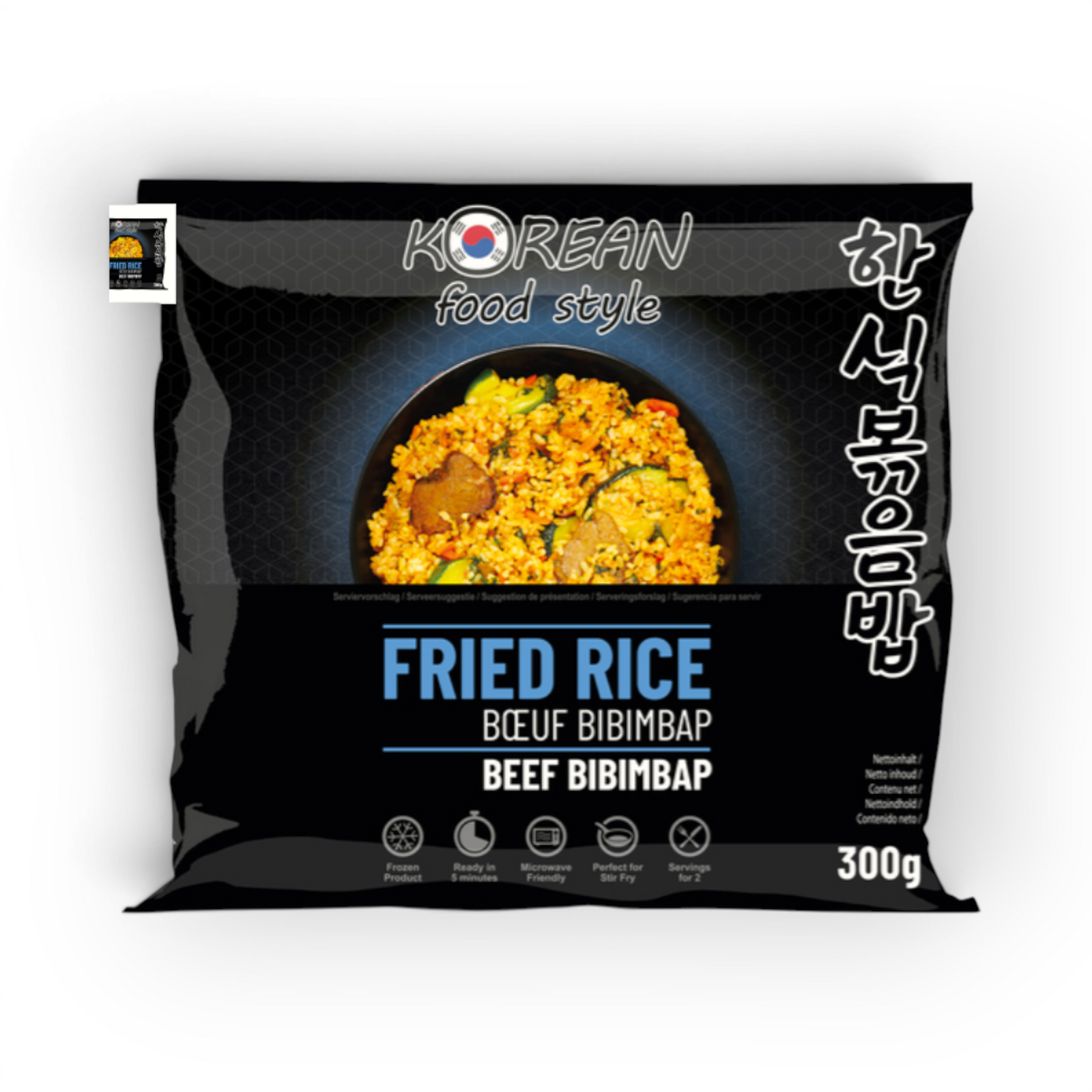 Korean Food Style DV Fried Rice Beef Bibimbap 300gr