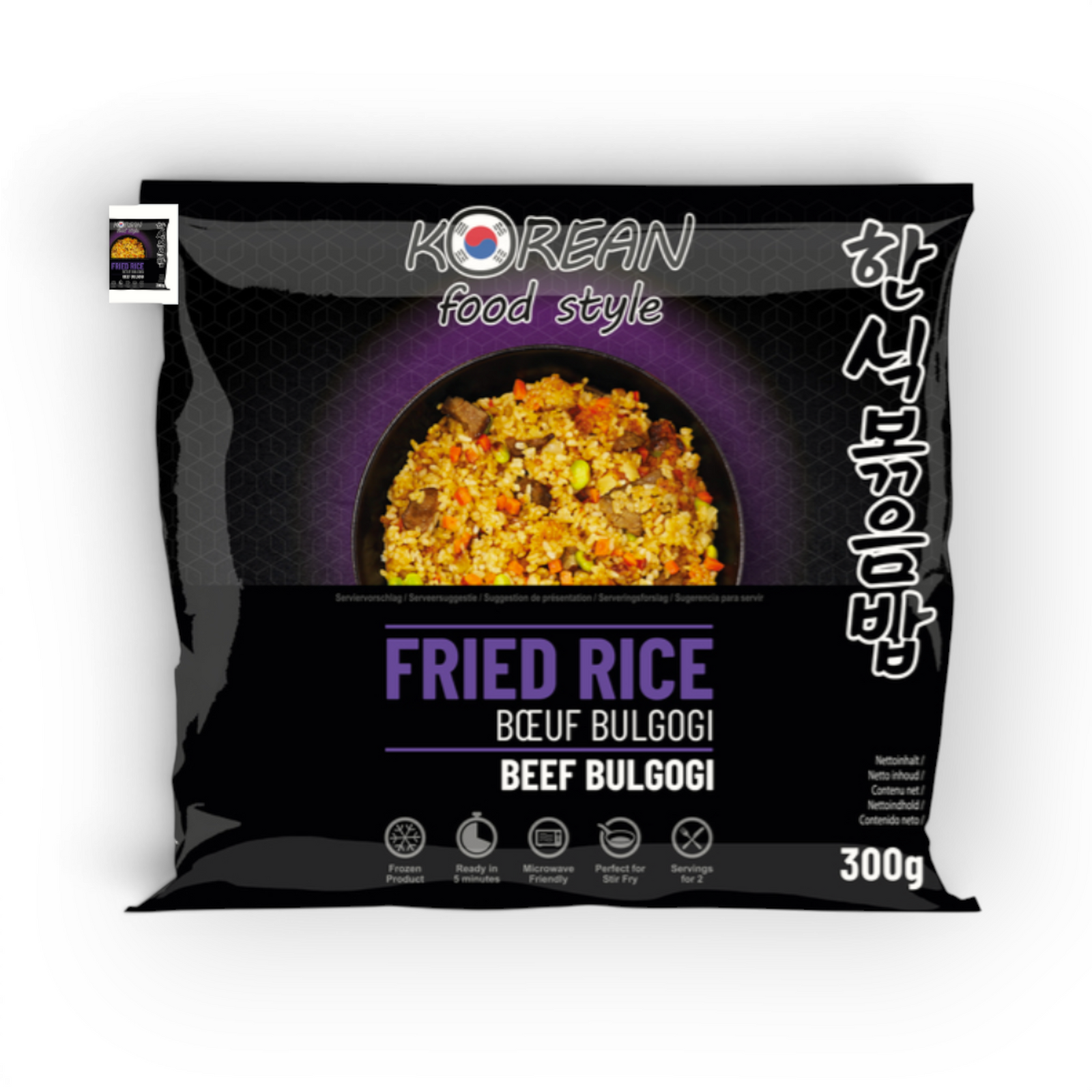 Korean Food Style DV Fried Rice Beef Bulgogi 300gr