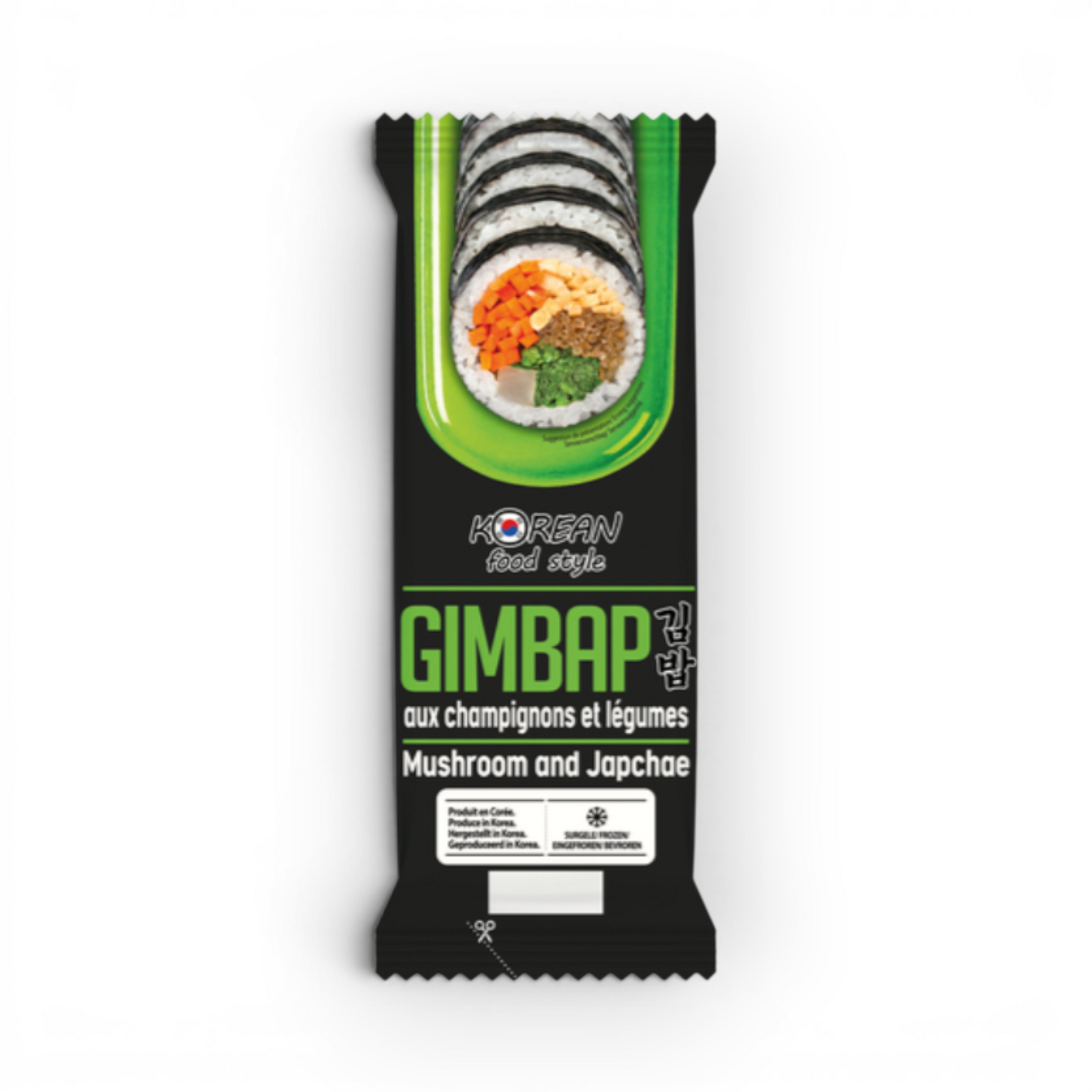 Korean Food Style Gimbap Mushroom Veggie 230gr