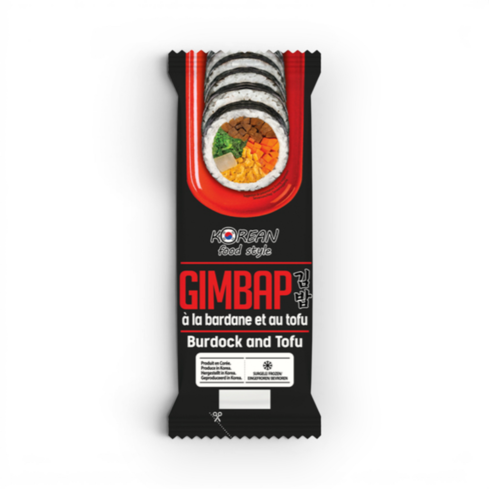 Korean Food Style Gimbap Tofu & Burdock 240gr