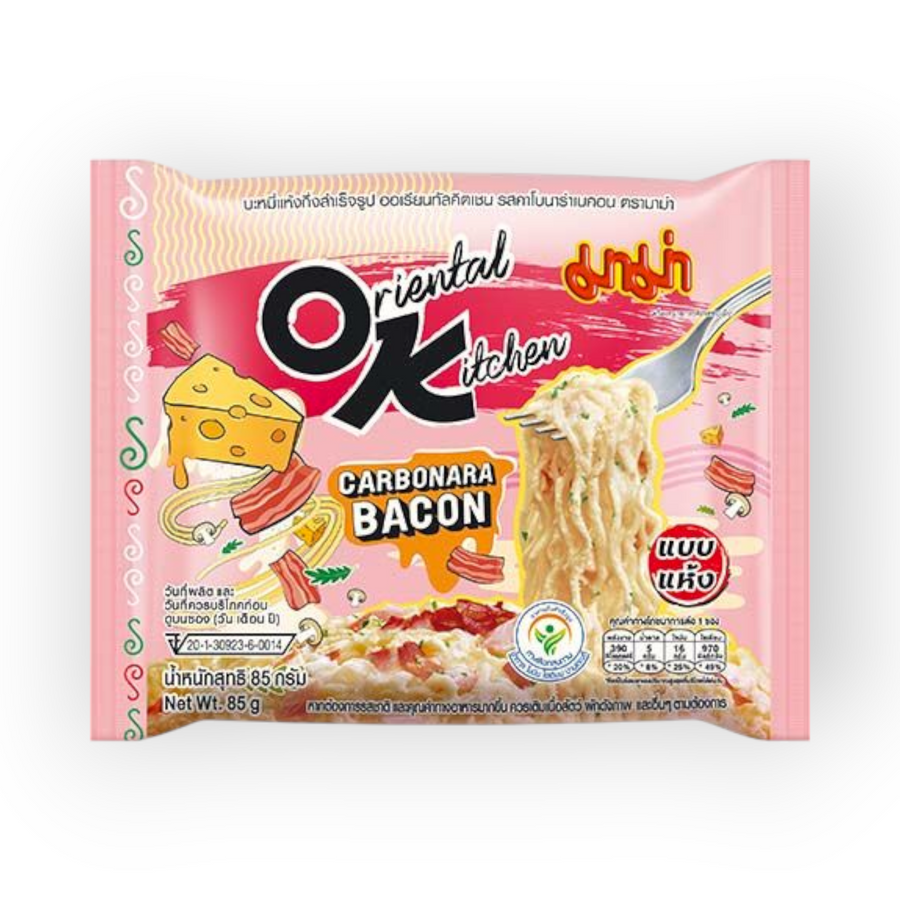 Inst. Noodle OK Carbonara Bacon 85gr