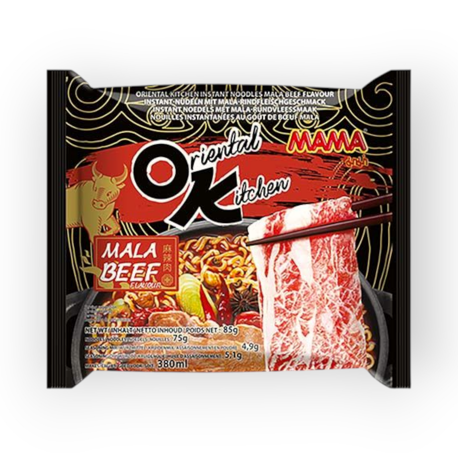 Inst. Noodle OK Stir Fried Mala Beef 85gr