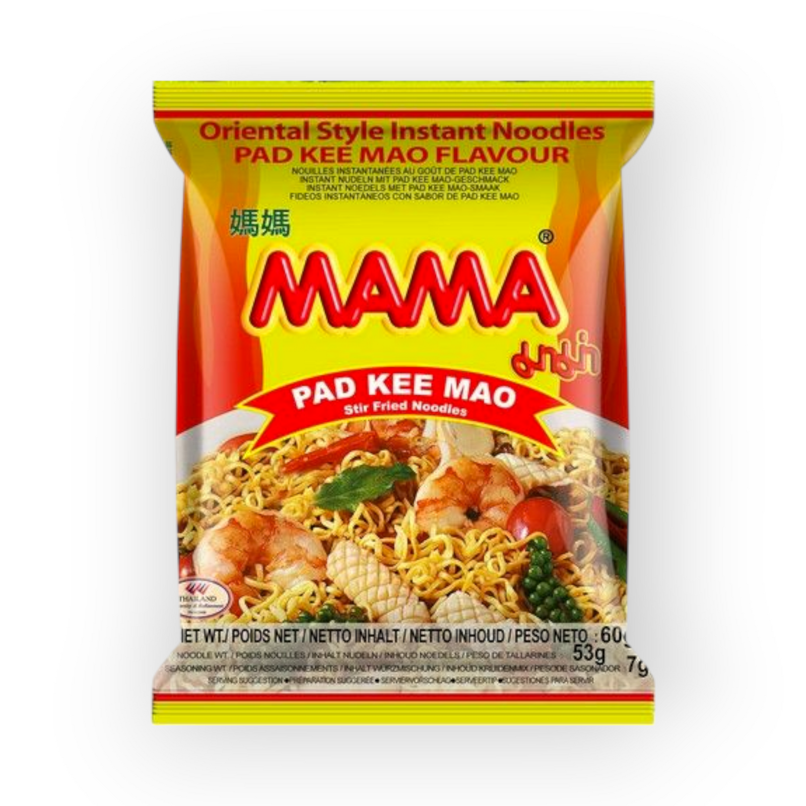 Inst. Noodles Pad Kee Mao Shrimp 60gr