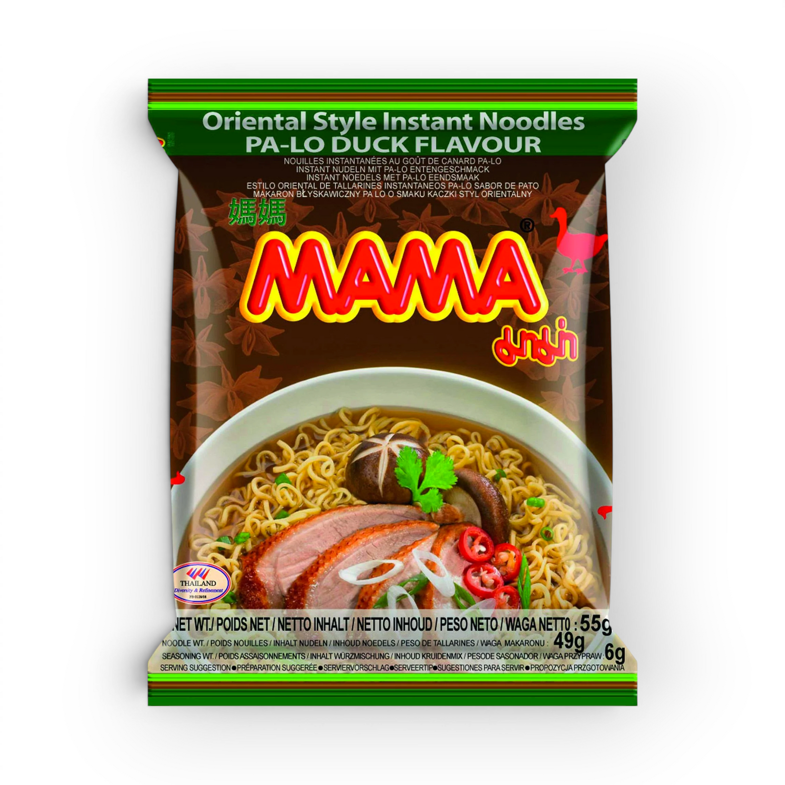 Pa-Lo Duck Inst. Noodles 55gr Doos 30st