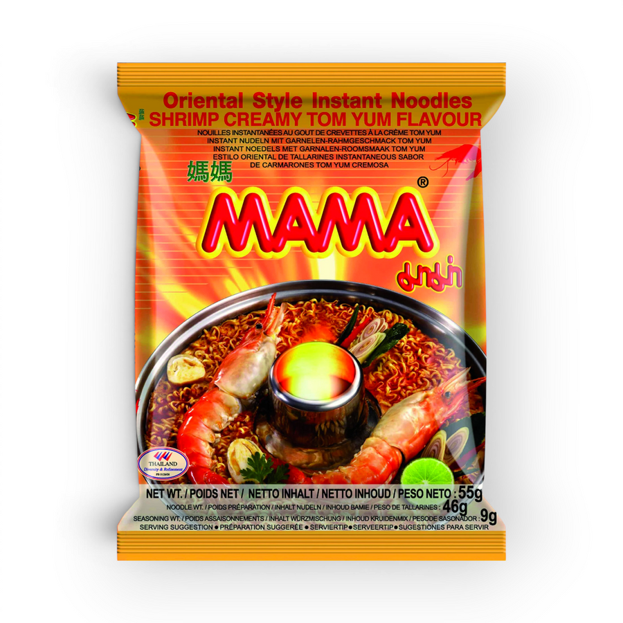 Shrimp Creamy Tom Yum Inst. Noodles 55gr pak