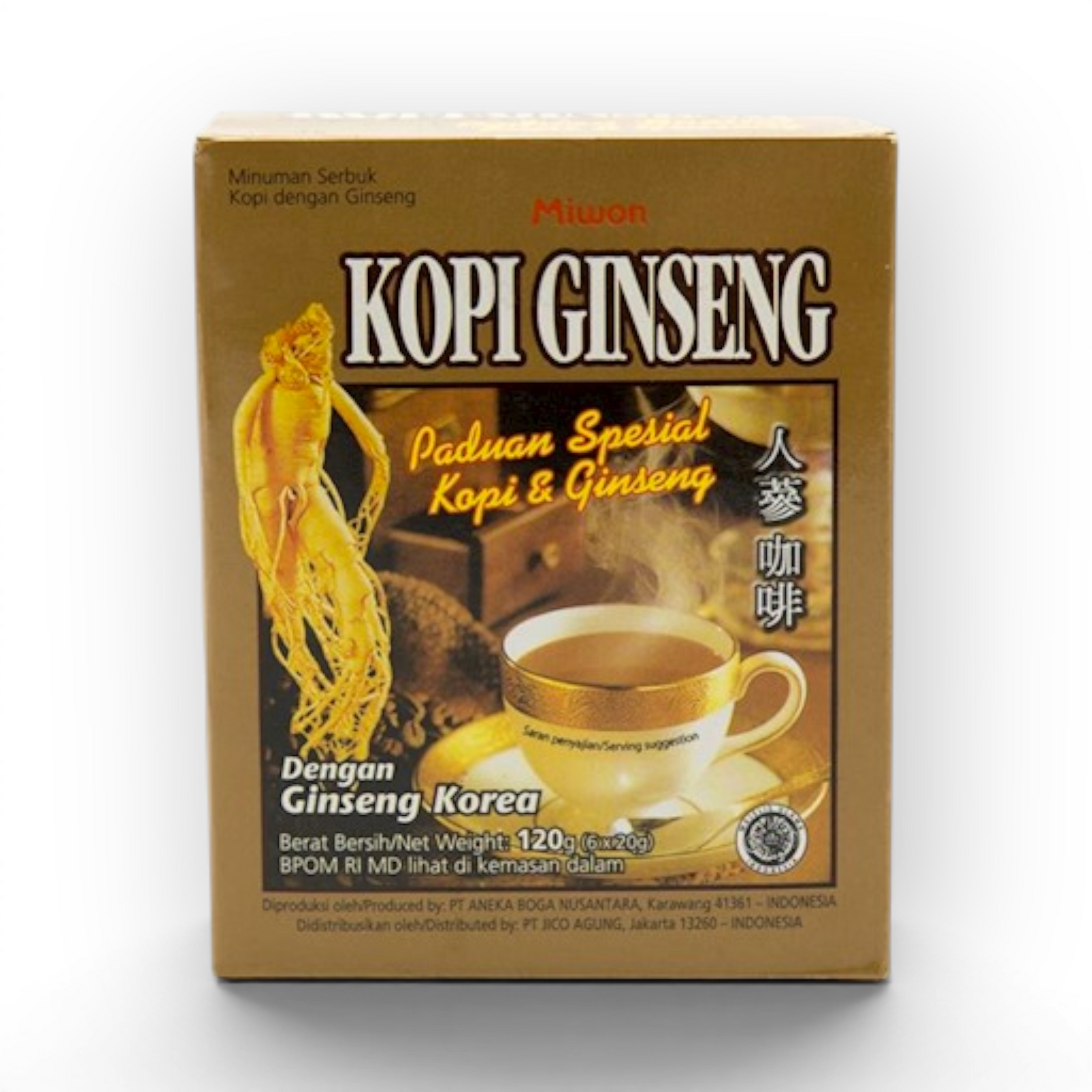 Miwon Ginseng Coffee 6x20gr