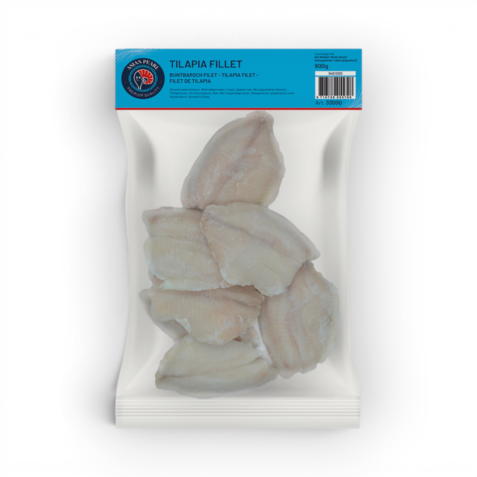 Mooijer DV Tilapia Filet 800gr