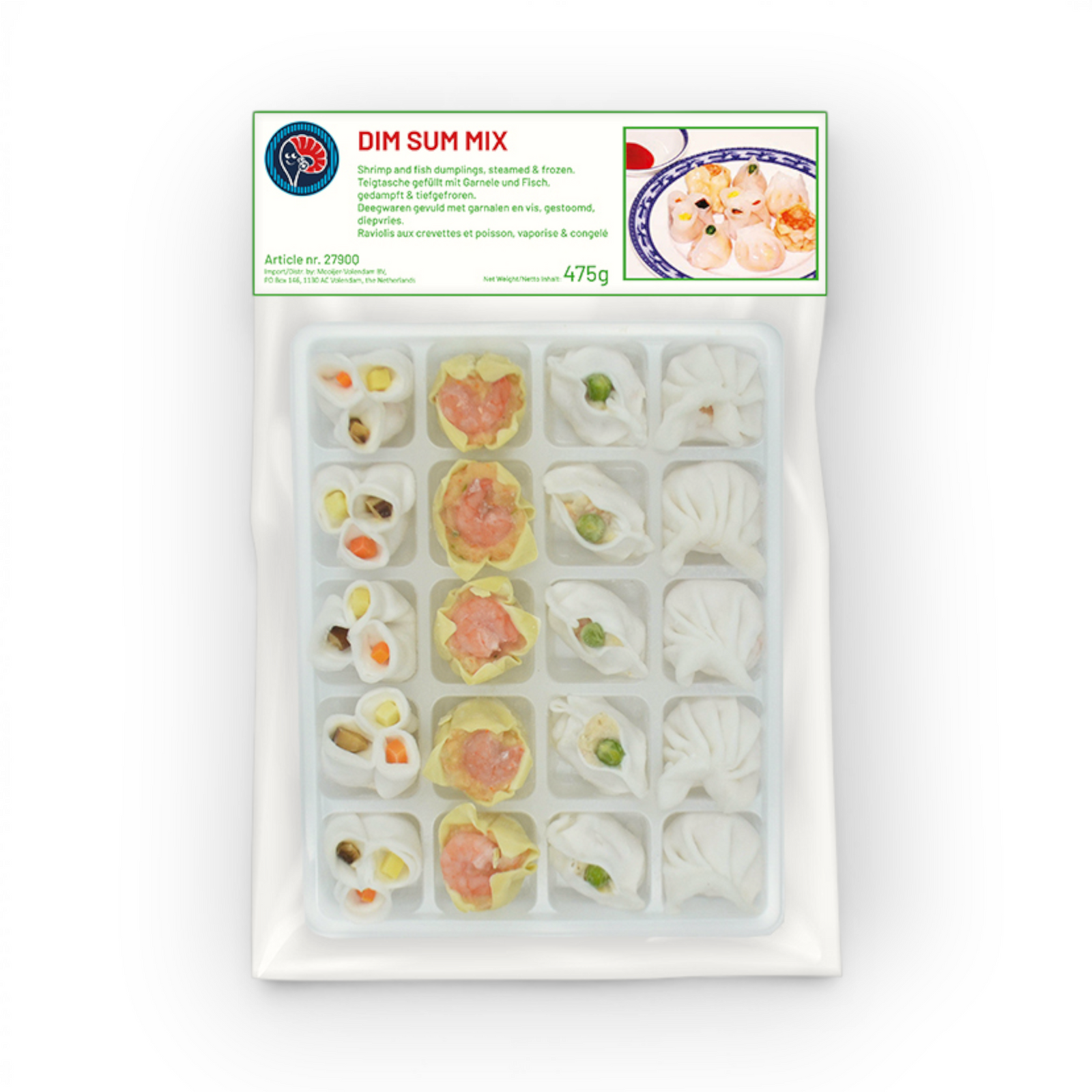Mooijer Dim Sum Mix Fish & Shrimp 15st.