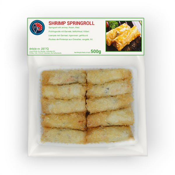 Mooijer Spring Roll Shrimp voorgebakken 500gr